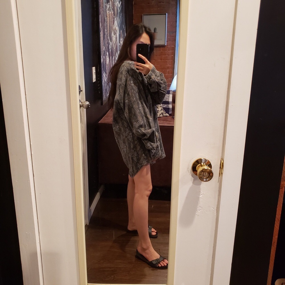 fall button down longsleeve shirt jacket - Picture 4 of 4